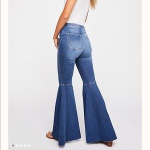free people women’s flare jeans just float on